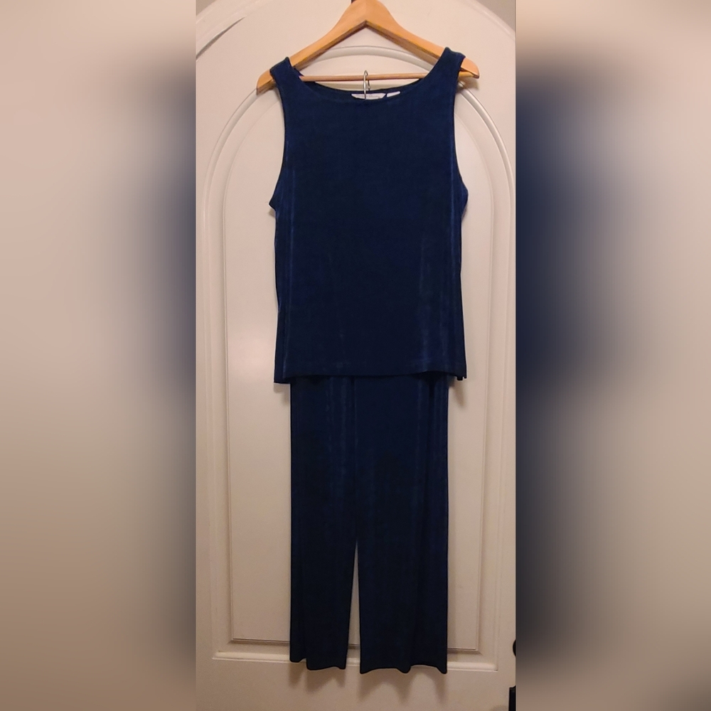 French Laundry Navy Top & Pant Set